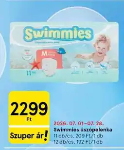 Tesco Swimmies úszópelenka ajánlat