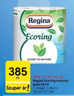 Tesco Regina Ecoring konyhai papírtörlő ajánlat