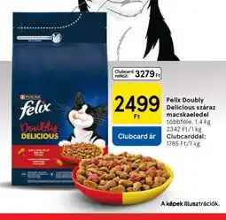 Tesco Felix Doubly Delicious száraz macskaeledel ajánlat