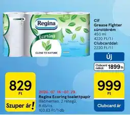 Tesco Regina Ecoring toalettpapír ajánlat