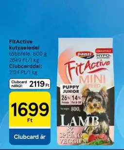 Tesco FitActive kutyaeledel ajánlat