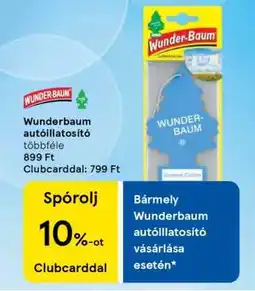 Tesco Wunderbaum Autóillatosító ajánlat