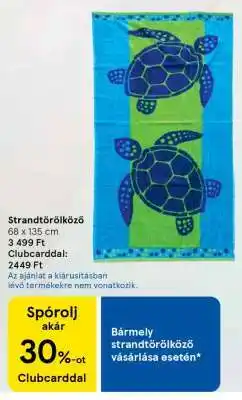 Tesco Strandtörölköző ajánlat