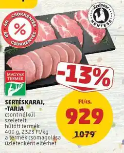 PENNY Sertéskaraj, -tarja ajánlat