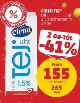 PENNY Cirmi Tej ajánlat
