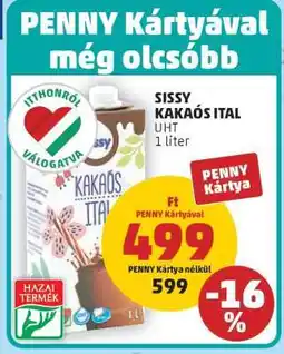 PENNY Sissy Kakaós Ital ajánlat
