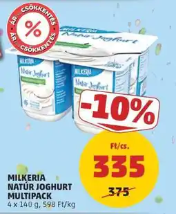 PENNY MILKERIA NATÚR JOGHURT MULTIPACK ajánlat