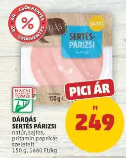 PENNY Dárdás Sertés Párizsi ajánlat