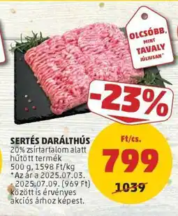 PENNY Sertés darálthús ajánlat