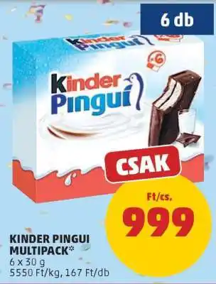 PENNY Kinder Pingui Multipack ajánlat