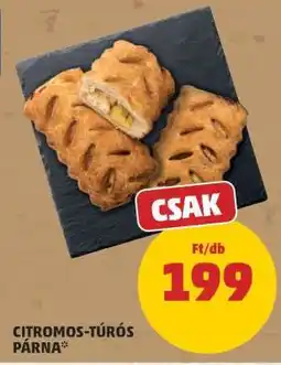 PENNY Citromos-túrós párna ajánlat