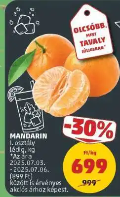 PENNY Mandarin ajánlat