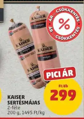 PENNY KAISER Sertésmájas ajánlat