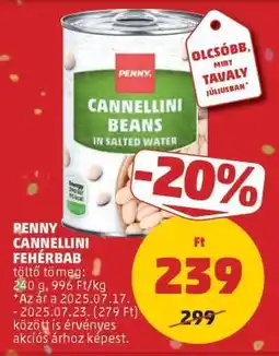 PENNY PENNY CANNELLINI FEHÉRBAB ajánlat