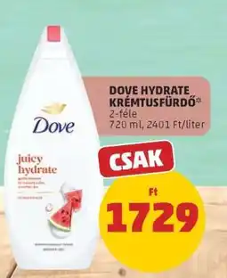 PENNY Dove Hydrate Krémtusfürdő ajánlat