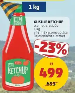 PENNY Gustile Ketchup ajánlat
