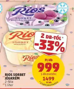 PENNY RIOS SORBET JÉGKRÉM ajánlat