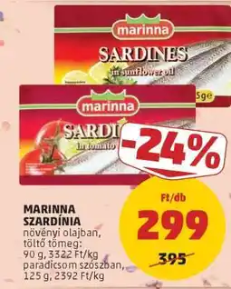 PENNY MARINNA SZARDÍNIA ajánlat