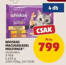 PENNY Whiskas Macskaeledel Multipack ajánlat