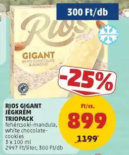 PENNY RIOS GIGANT JÉGKRÉM TRIOPACK ajánlat