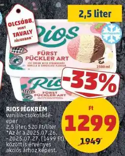 PENNY RIOS JÉGKRÉM ajánlat