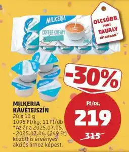 PENNY MILKERIA KÁVÉTEJSZÍN ajánlat