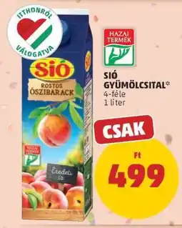 PENNY Sió gyümölcsital ajánlat