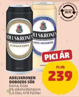 PENNY Adelskronen Dobozos Sör ajánlat
