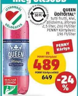 PENNY QUEEN Üdítőital ajánlat