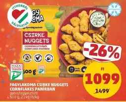 PENNY Fagylakoma Csirke Nuggets Cornflakes Panírban ajánlat