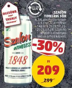 PENNY Szalon Timeless Sör ajánlat