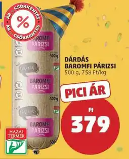 PENNY Dárdás Baromfi Párizsi ajánlat