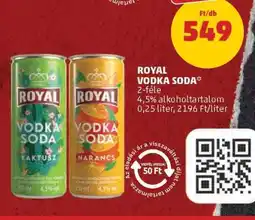 PENNY ROYAL VODKA SODA ajánlat