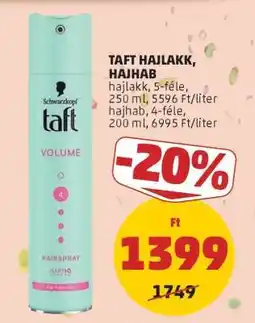 PENNY Taft hajlakk/hajhab ajánlat
