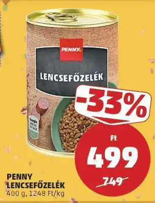 PENNY PENNY LENCSEFŐZELÉK ajánlat