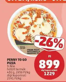 PENNY PENNY TO GO PIZZA ajánlat