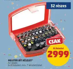 PENNY MEISTER BIT KÉSZLET ajánlat