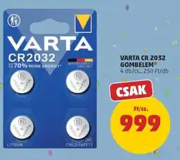 PENNY VARTA CR 2032 GOMBELEM ajánlat