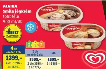 Metro Algida Smile jégkrém ajánlat