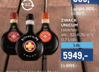 Metro Zwack Unicum ajánlat