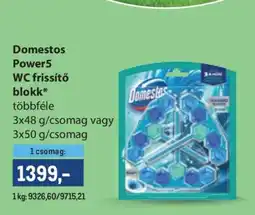 Metro Domestos Power5 WC frissítő blokk ajánlat