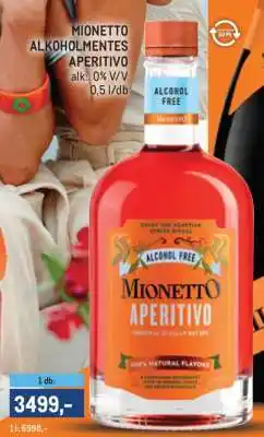 Metro MIONETTO ALKOHOLMENTES APERITIVO ajánlat