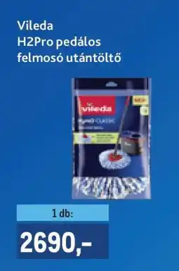 Metro Vileda H2PrO pedálos felmosó utántöltő ajánlat