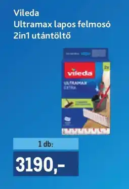 Metro Vileda Ultramax lapos felmosó 2in1 utántöltő ajánlat
