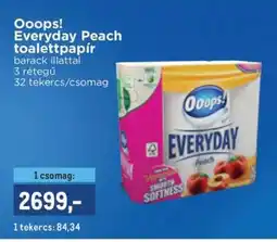 Metro Ooops! Everyday Peach toalettpapír ajánlat