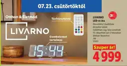 Lidl LIVARNO LED-es óra ajánlat