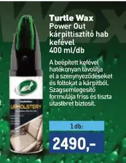 Metro Turtle Wax Power Out kárpittisztító hab kefével ajánlat