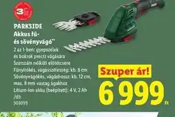 Lidl PARKSIDE Akkus fű- és sövényvágó ajánlat