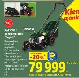 Lidl PARKSIDE Benzinmotoros fűnyíró ajánlat