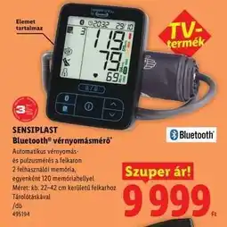 Lidl SENSIPLAST Bluetooth vérnyomásmérő ajánlat